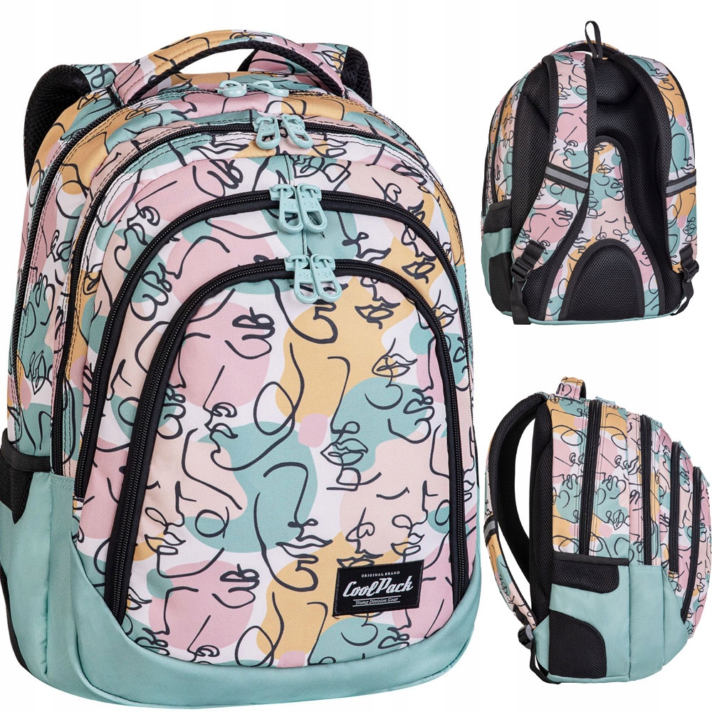 Štýlový mládežnícky batoh Drafter 3 Art Deco značky Coolpack